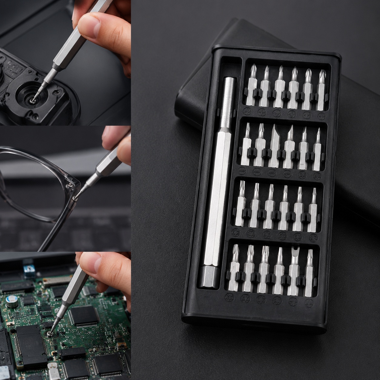 Electronics Repair Business - Set Obeng Multifungsi 24-in-1 Alat Esensial