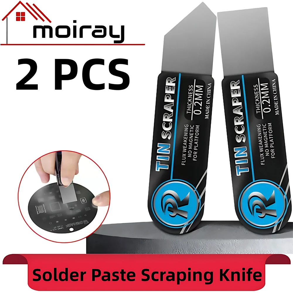 Spudger Plastic Set - Besi tahan karat Solder pasta pisau