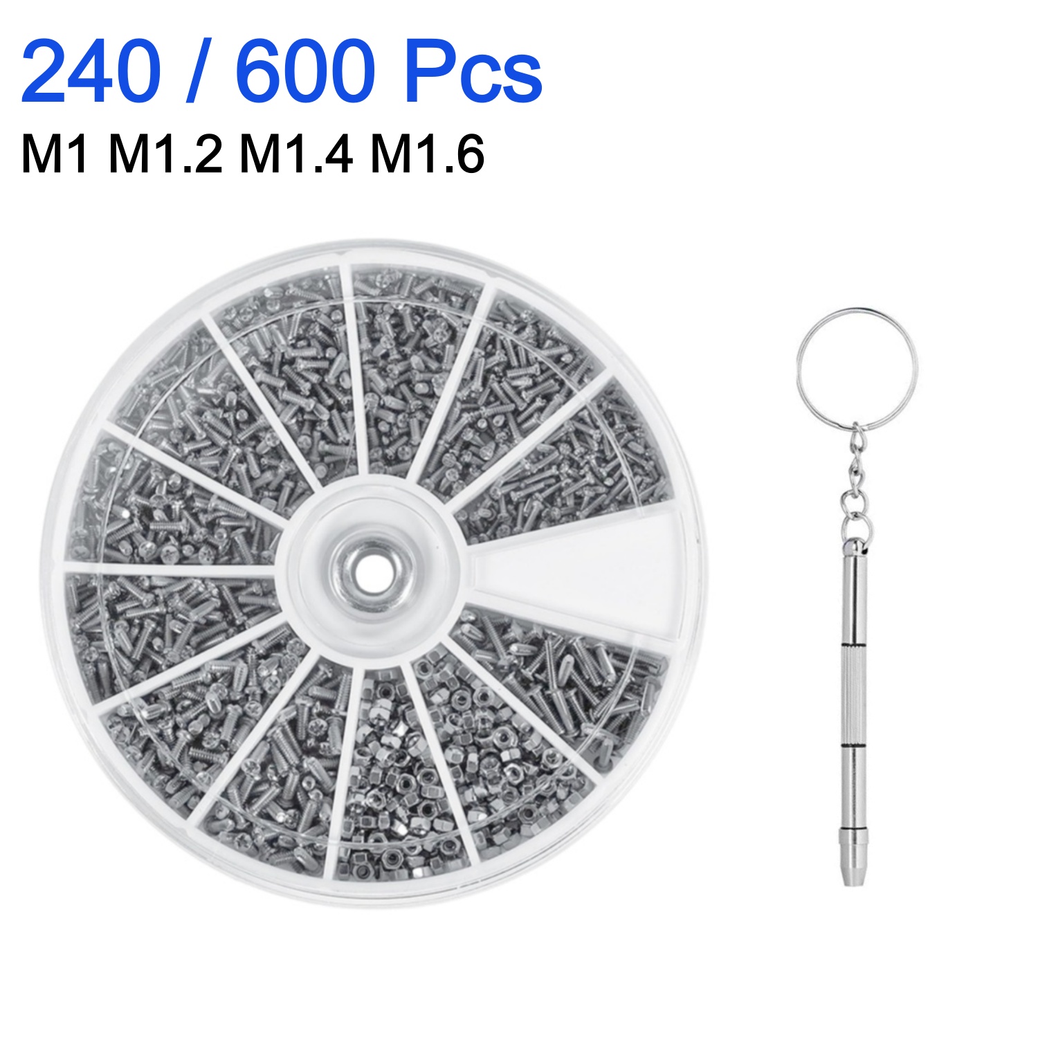 Electronics Repair Business - 240/600 Buah Set Obeng Mur Sekrup