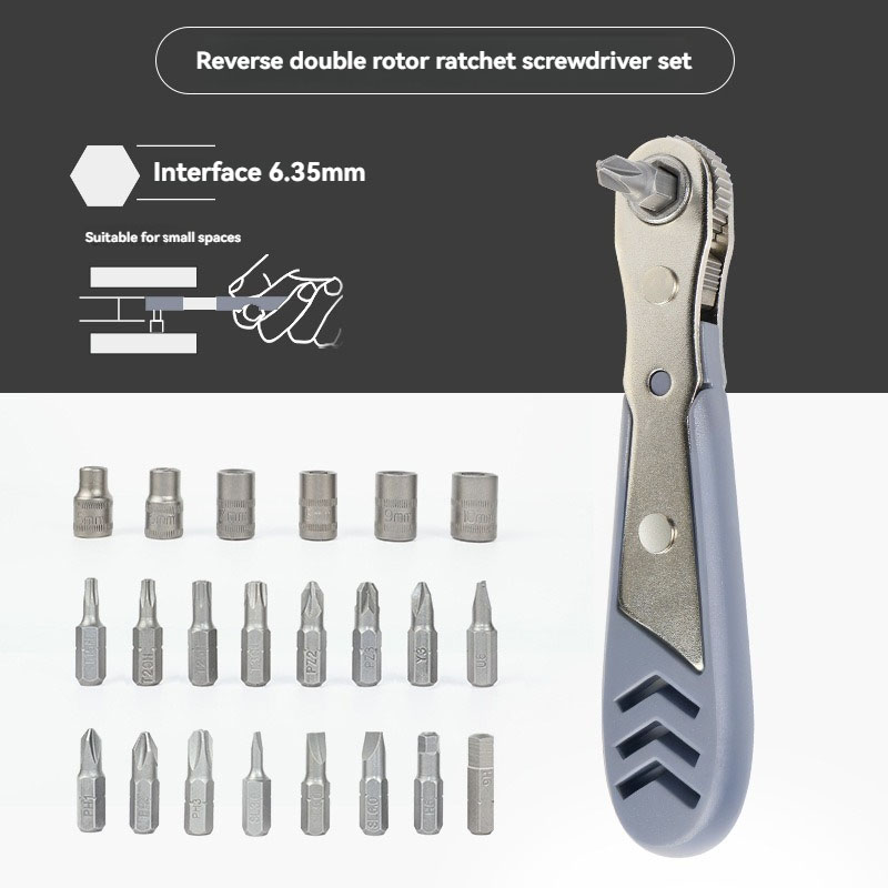 Electronics Repair Shops - 24 in 1 Kit Obeng Ratchet