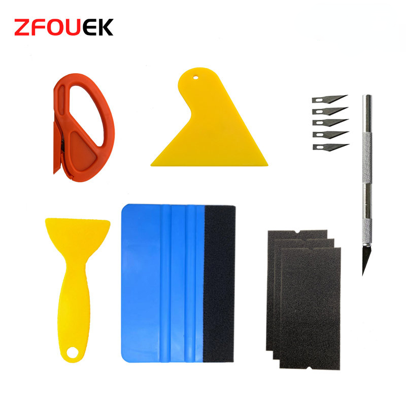 Spudger Plastic Set - Kit alat pembungkus Film mobil, Spatula