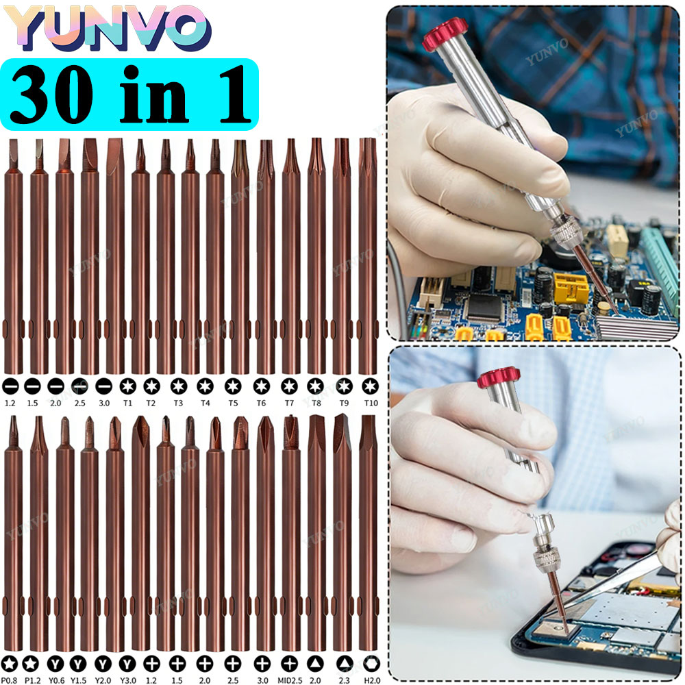 Set Obeng Presisi Magnetik 30  - Electronics Repair Business ulasan dan harga