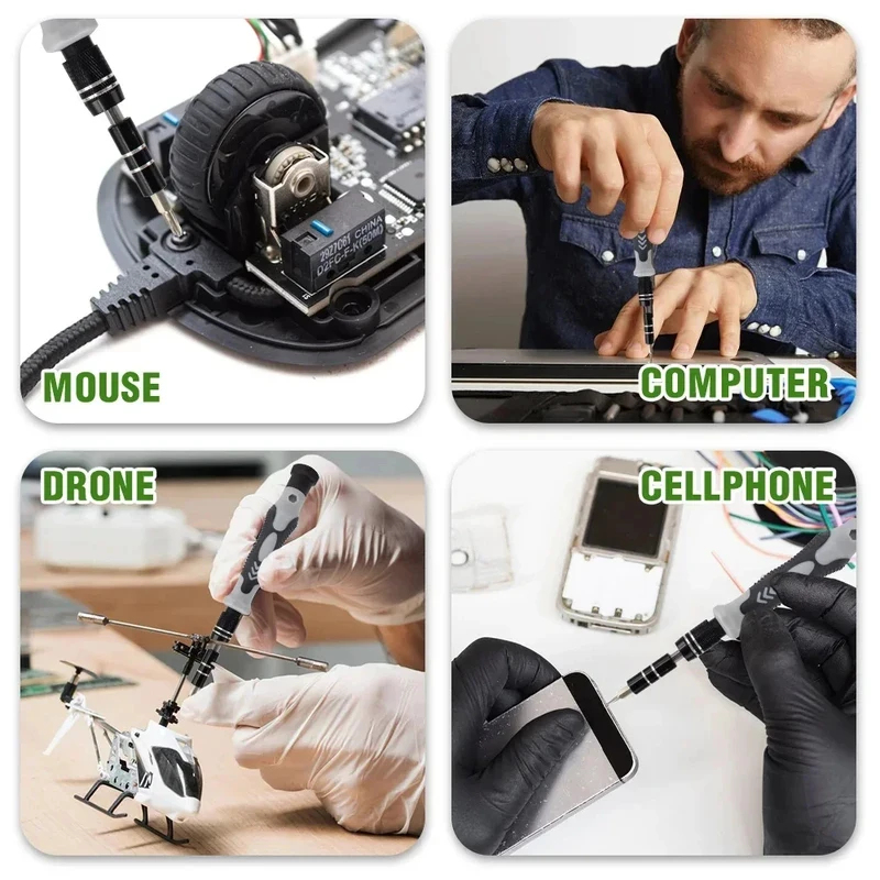 Set Obeng Magnetik Portabel 11 - Electronics Repair Business ulasan dan harga